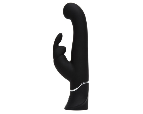 Заказать Черный вибратор-кролик G-Spot Stroking Vibrator - 24,2 см.