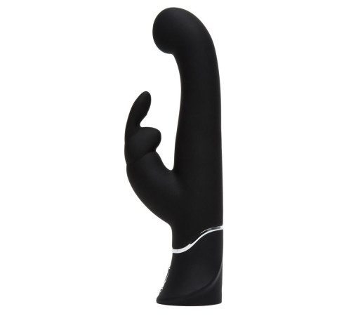 Черный вибратор-кролик G-Spot Stroking Vibrator - 24,2 см.