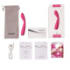 Заказать Ярко-розовый G-стимулятор IRIS Clitoral G-spot Vibrator - 18 см.