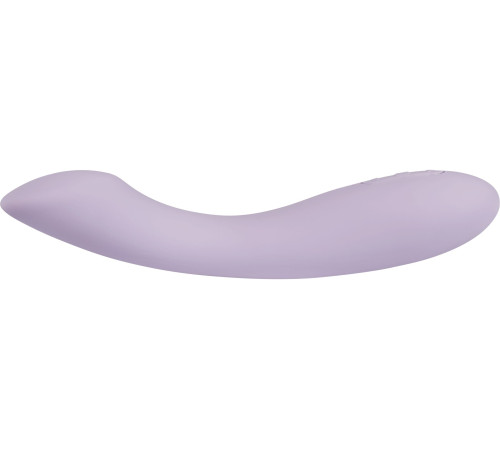 Сиреневый изогнутый вибратор Amy 2 - 17,4 см.