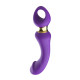 Заказать Фиолетовый изогнутый вибромассажер Moon Vibrator - 21,1 см.