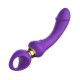 Заказать Фиолетовый изогнутый вибромассажер Moon Vibrator - 21,1 см.