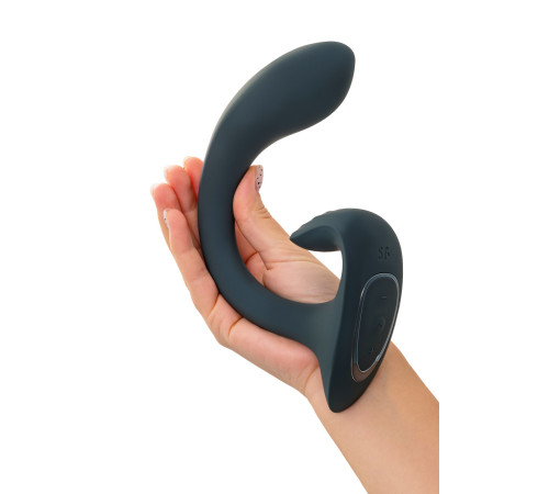 Темно-серый вибратор для G-стимуляции G for Goddess 1