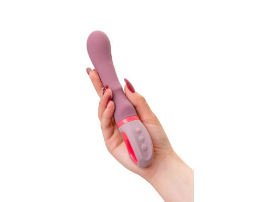 Розовый вибратор для G-стимуляции Rose - 19 см. Розовый вибратор для G-стимуляции Rose - 19 см.