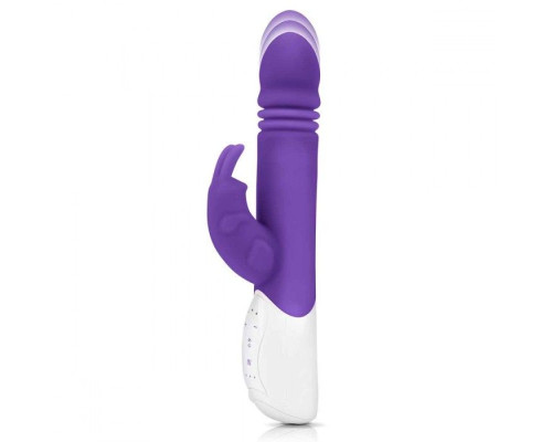 Заказать Фиолетовый пульсирующий вибромассажер G-Spot Thrusting Rabbit - 24 см. Заказать Фиолетовый пульсирующий вибромассажер G-Spot Thrusting Rabbit - 24 см.