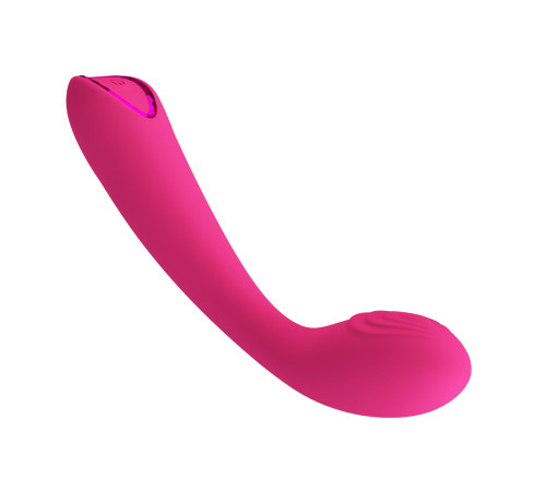 Розовый массажёр с мощной вибрацией Jessica - 15,8 см.