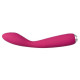 Заказать Ярко-розовый G-стимулятор IRIS Clitoral G-spot Vibrator - 18 см.