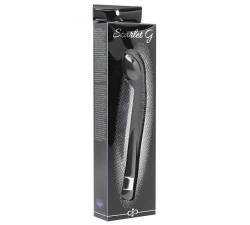 Чёрный G-стимулятор с вибрацией Scarlet G - 21 см. Чёрный G-стимулятор с вибрацией Scarlet G - 21 см.