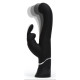 Заказать Черный вибратор-кролик G-Spot Stroking Vibrator - 24,2 см.