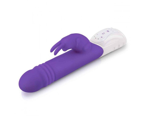 Заказать Фиолетовый пульсирующий вибромассажер G-Spot Thrusting Rabbit - 24 см. Заказать Фиолетовый пульсирующий вибромассажер G-Spot Thrusting Rabbit - 24 см.