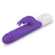 Заказать Фиолетовый пульсирующий вибромассажер G-Spot Thrusting Rabbit - 24 см.