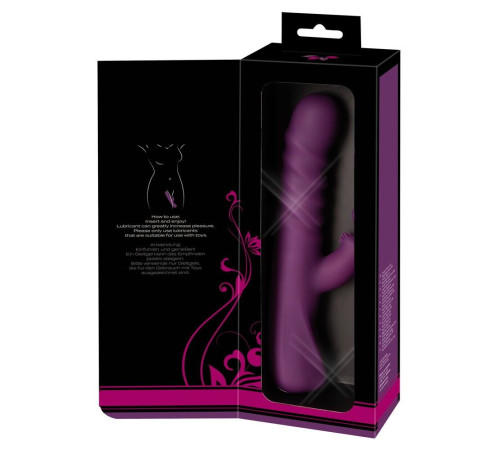 Фиолетовый вибратор-кролик 2 Function Rabbit Vibrator - 23,7 см.