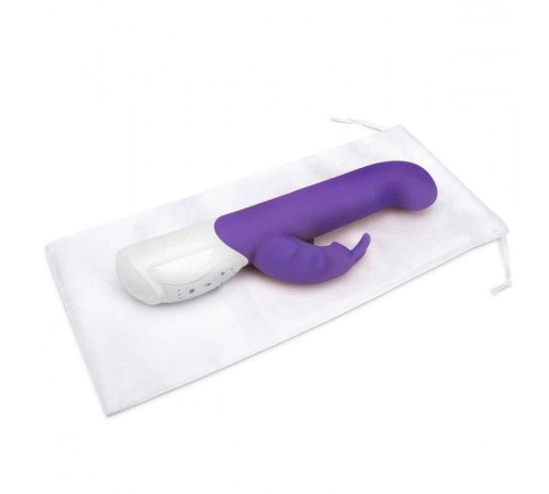 Фиолетовый вибромассажер для G-точки Come hither G-Spot Rabbit - 24,5 см.