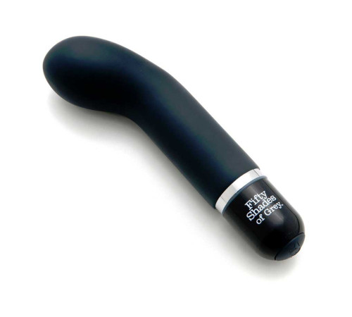 Черный силиконовый мини-вибратор Mini G-Spot Vibrator - 13,3 см.