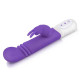 Заказать Фиолетовый массажер для G-точки Slim Shaft thrusting G-spot Rabbit - 23 см.