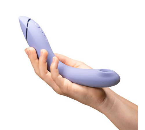 Сиреневый стимулятор G-точки Womanizer OG c технологией Pleasure Air и вибрацией - 17,7 см.
