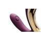 Фиолетовый вибромассажёр G-зоны Talis с пульсацией, вакуумной стимуляцией и функцией нагрева