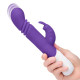 Заказать Фиолетовый массажер для G-точки Slim Shaft thrusting G-spot Rabbit - 23 см.