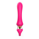 Заказать Розовый изогнутый вибромассажер Moon Vibrator - 21,1 см.