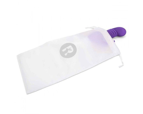 Заказать Фиолетовый массажер для G-точки Slim Shaft thrusting G-spot Rabbit - 23 см.