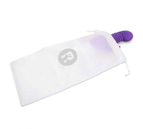 Фиолетовый массажер для G-точки Slim Shaft thrusting G-spot Rabbit - 23 см.