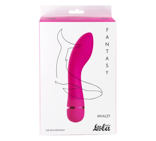 Розовый перезаряжаемый вибратор Whaley - 16,8 см. Розовый перезаряжаемый вибратор Whaley - 16,8 см.