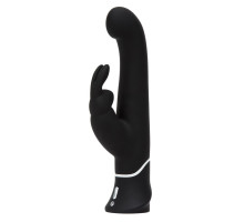 Черный вибратор-кролик G-Spot Stroking Vibrator - 24,2 см.