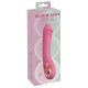 Розовый тонкий вибратор для точки G Slim G-Spot Rose - 21,4 см.