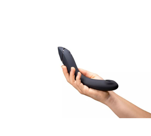 Темно-серый стимулятор G-точки Womanizer OG c технологией Pleasure Air и вибрацией - 17,7 см.