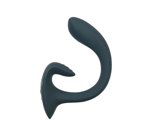 Темно-серый вибратор для G-стимуляции G for Goddess 1