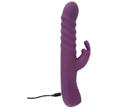 Фиолетовый вибратор-кролик 2 Function Rabbit Vibrator - 23,7 см.