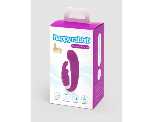 Заказать Лиловый вибратор Mini G-Spot Curve Vibe с клиторальным зайчиком Заказать Лиловый вибратор Mini G-Spot Curve Vibe с клиторальным зайчиком