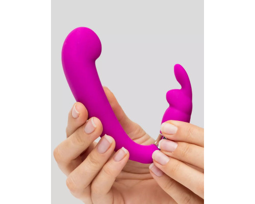 Заказать Лиловый вибратор Mini G-Spot Curve Vibe с клиторальным зайчиком Заказать Лиловый вибратор Mini G-Spot Curve Vibe с клиторальным зайчиком