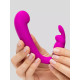 Заказать Лиловый вибратор Mini G-Spot Curve Vibe с клиторальным зайчиком