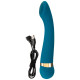 Заказать Бирюзовый вибромассажер с температурными режимами Hot n Cold Vibrator - 21,6 см.