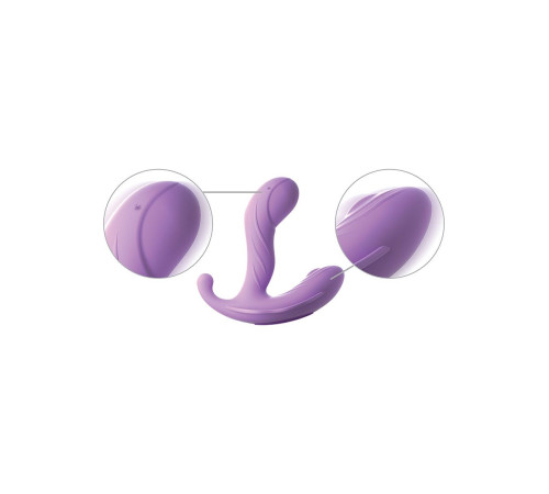 Сиреневый вибратор для зоны G с пультом ДУ G-Spot Stimulate-Her Сиреневый вибратор для зоны G с пультом ДУ G-Spot Stimulate-Her