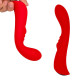 Заказать Красный вибромассажер 6  Silicone G-Spot Fun - 19,1 см.