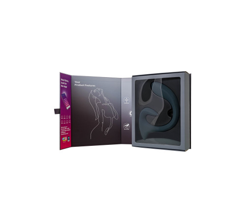 Темно-серый вибратор для G-стимуляции G for Goddess 1