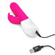 Заказать Розовый пульсирующий вибромассажер G-Spot Thrusting Rabbit - 24 см.