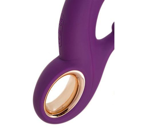 Фиолетовый вибратор Julli с функций Up Down - 20,5 см.