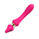 Заказать Розовый изогнутый вибромассажер Moon Vibrator - 21,1 см.