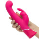 Заказать Розовый вибратор-кролик G-Spot Rechargeable Rabbit Vibrator - 24,1 см.