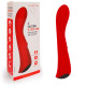 Заказать Красный вибромассажер 6  Silicone G-Spot Fun - 19,1 см.