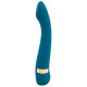 Заказать Бирюзовый вибромассажер с температурными режимами Hot n Cold Vibrator - 21,6 см.