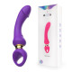 Заказать Фиолетовый изогнутый вибромассажер Moon Vibrator - 21,1 см.