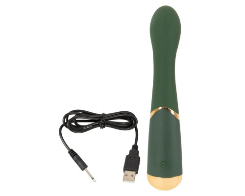 Заказать Зеленый стимулятор точки G Luxurious G-Spot Massager - 19,5 см.