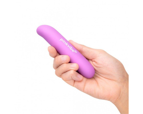 Заказать Фиолетовый вибромассажер Pink Vibe для стимуляции точки G и клитора - 12,2 см.