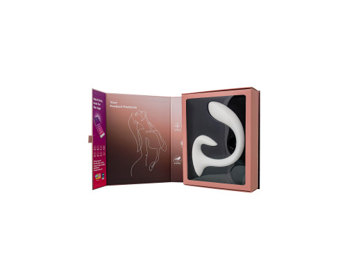 Заказать Белый вибратор для G-стимуляции G for Goddess 1