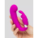 Заказать Лиловый вибратор Mini G-Spot Curve Vibe с клиторальным зайчиком