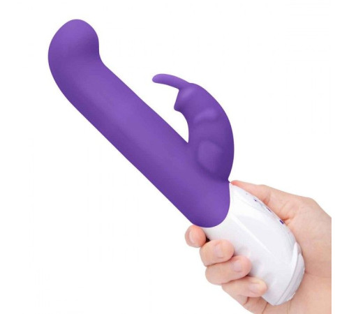 Фиолетовый вибромассажер для G-точки Come hither G-Spot Rabbit - 24,5 см.